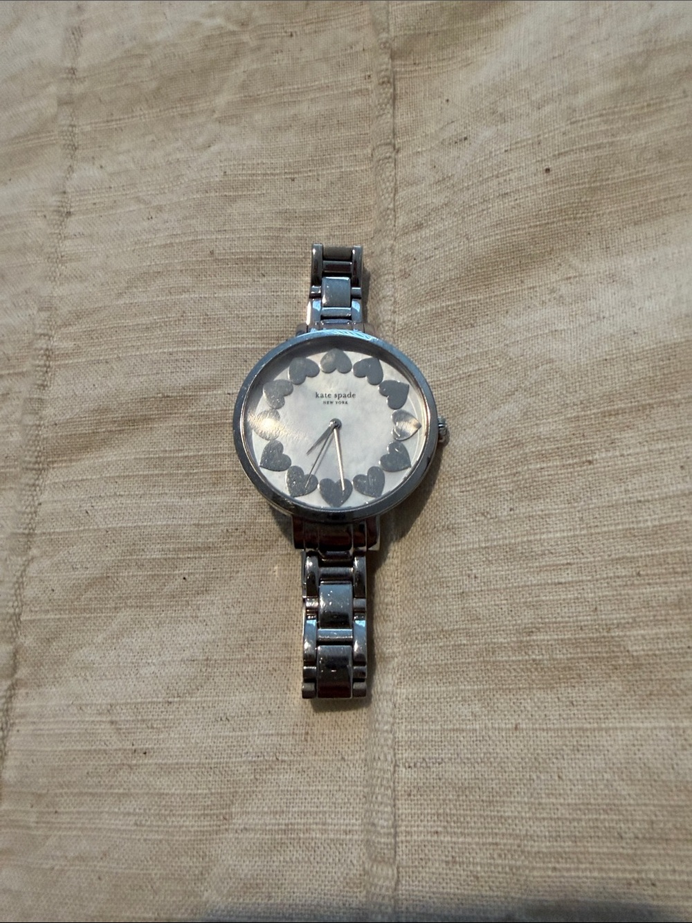 kate spade Silver Heart-Link Women's Watch